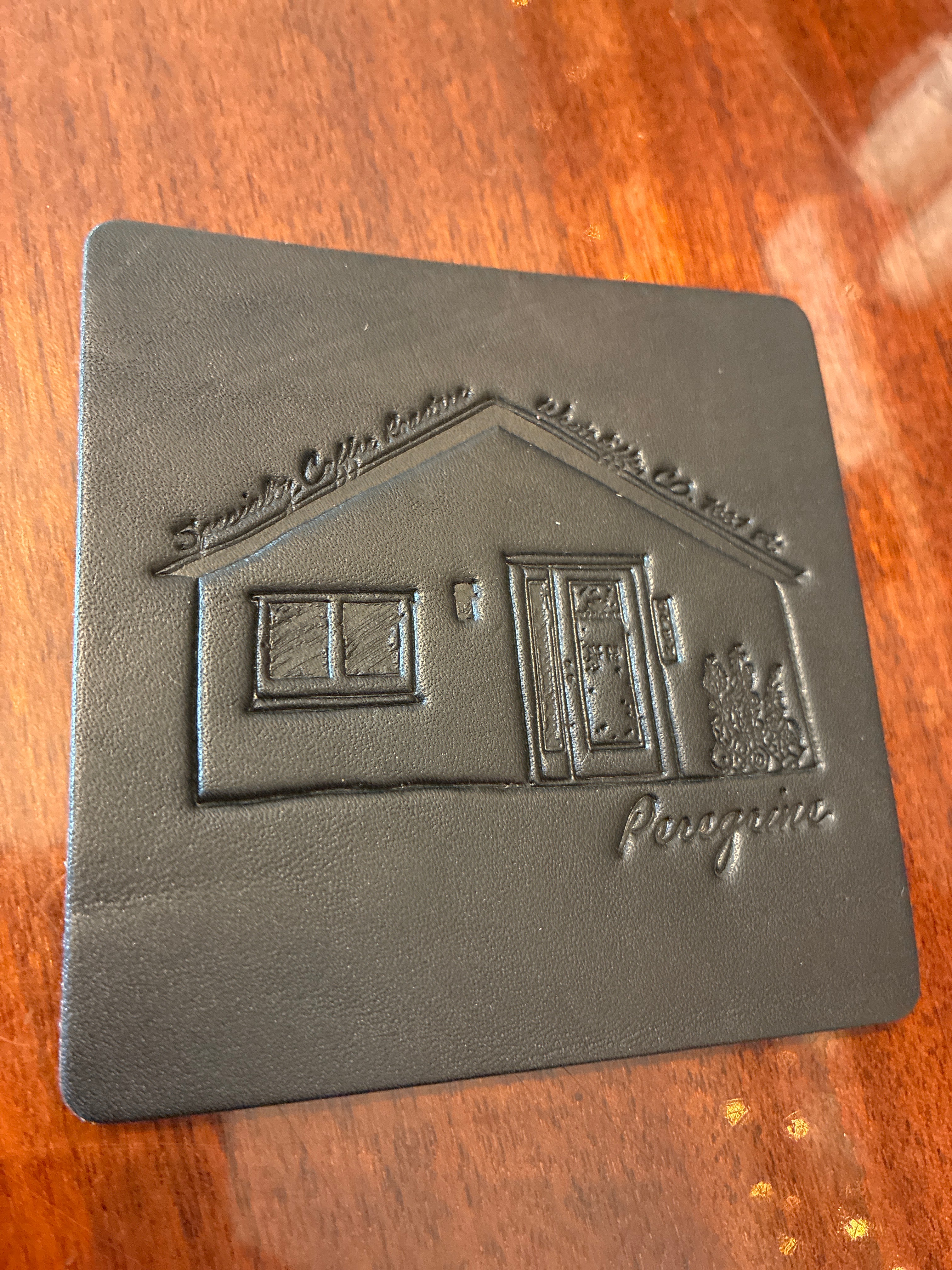 Handcrafted Leather Coaster