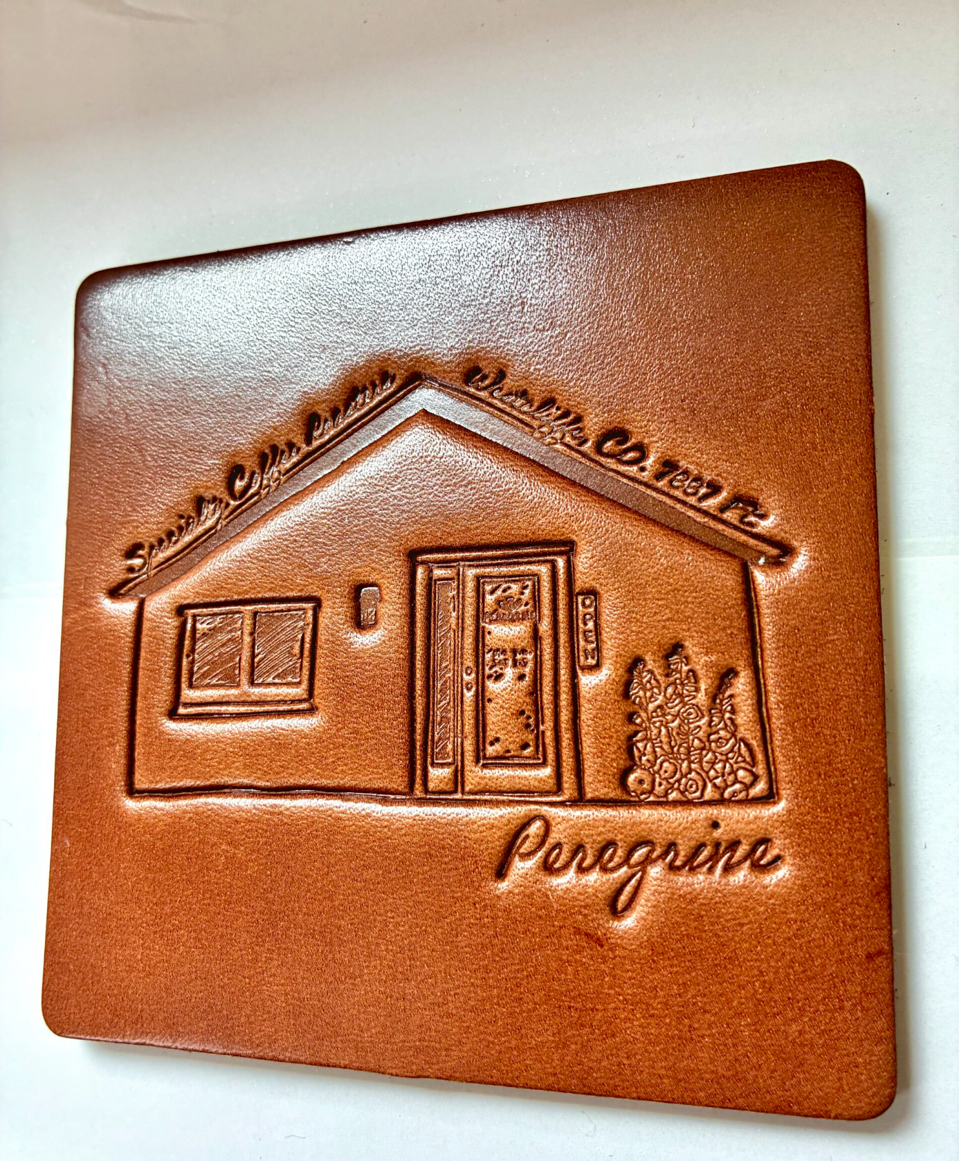 Handcrafted Leather Coaster